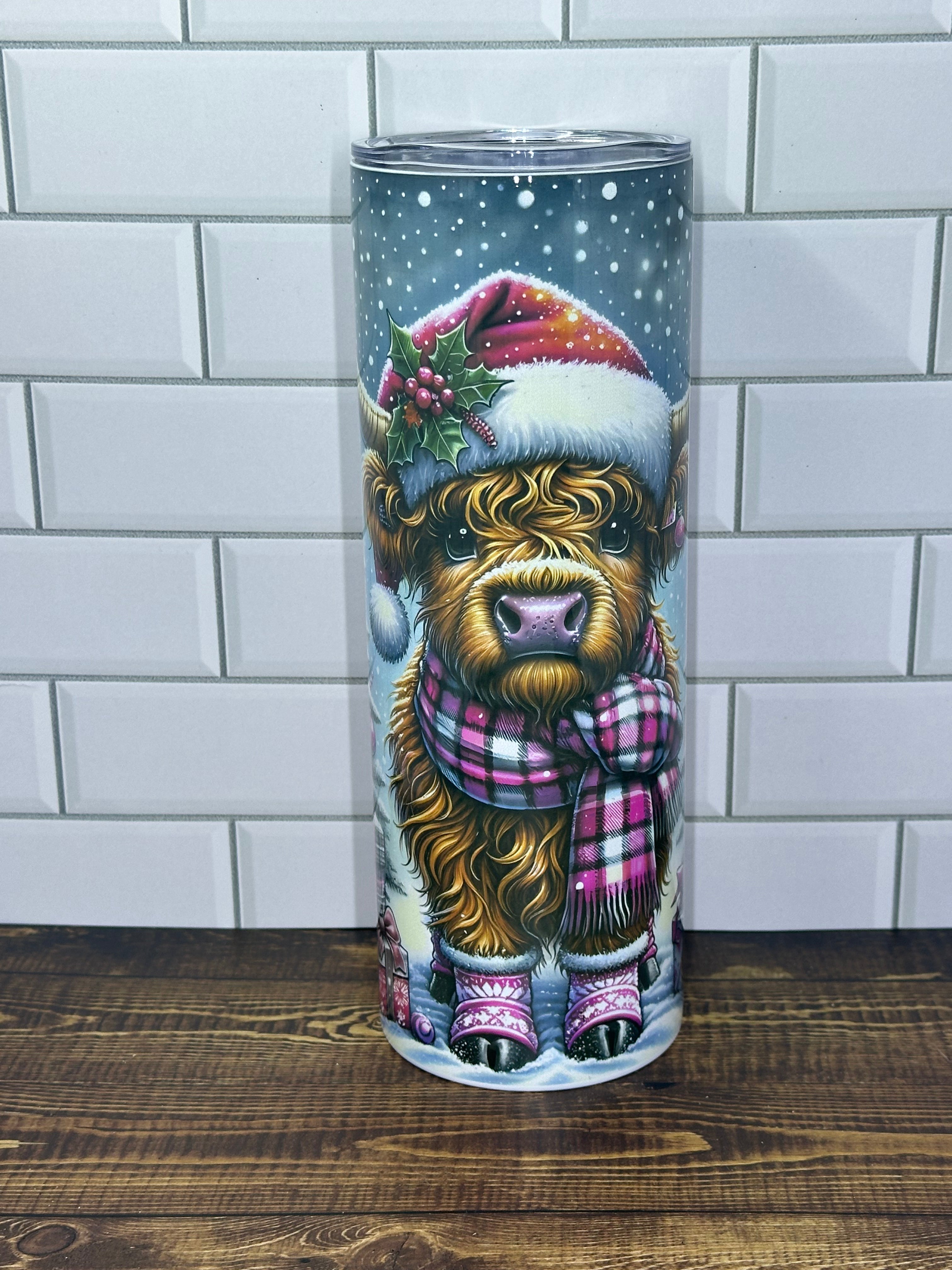 Highland Cow tumbler